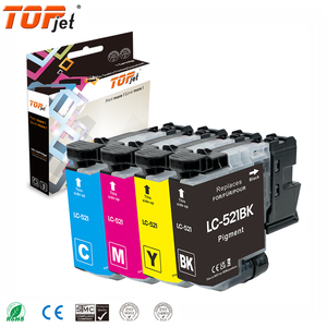 <span class=keywords><strong>Cartouche</strong></span> d'<span class=keywords><strong>encre</strong></span> d'imprimante compatible Topjet LC 521 Premium LC521 pour <span class=keywords><strong>cartouche</strong></span> d'<span class=keywords><strong>encre</strong></span> <span class=keywords><strong>Brother</strong></span> LC521 DCP-J1260W J1310DW <span class=keywords><strong>MFC</strong></span>-J4350DW - Product Image 1