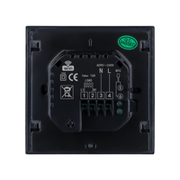 Termostato Inteligente WiFi con Pantalla Táctil TFT de 16A/3A para Calefacción por Suelo Radiante, Control por Aplicación Tuya, para Hogar/Apartamento/Hotel, Uso con Caldera de Gas