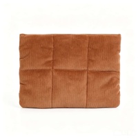 Housse pour ordinateur portable en velours côtelé doux de haute qualité avec logo personnalisé, sacoche de luxe pour ordinateur portable pour la protection quotidienne des ordinateurs portables lors de leurs déplacements