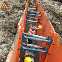 Caisse de soutènement modulaire pour excavations Jiangsu Litewei Steel Pit Shoring Box