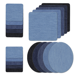 25/20/5 PCS 데님 패치 DIY 다리미 데님 팔꿈치 패치 수리 바지 진 의류 바지 배지 의류 재봉 직물 - Product Image 2