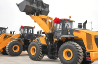 Cargadora de Ruedas Frontal, 31.6 Toneladas, Motor Diésel, 261 Kilovatios, Alta Capacidad de Carga, Capacidad del Cucharón 9.0 Metros Cúbicos