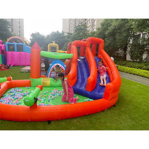 Castillo Inflable Happy a Precio Económico, Tobogán Acuático Pequeño para Niños, Parque Acuático NB-93022, Castillo Inflable Happy - Product Image 3