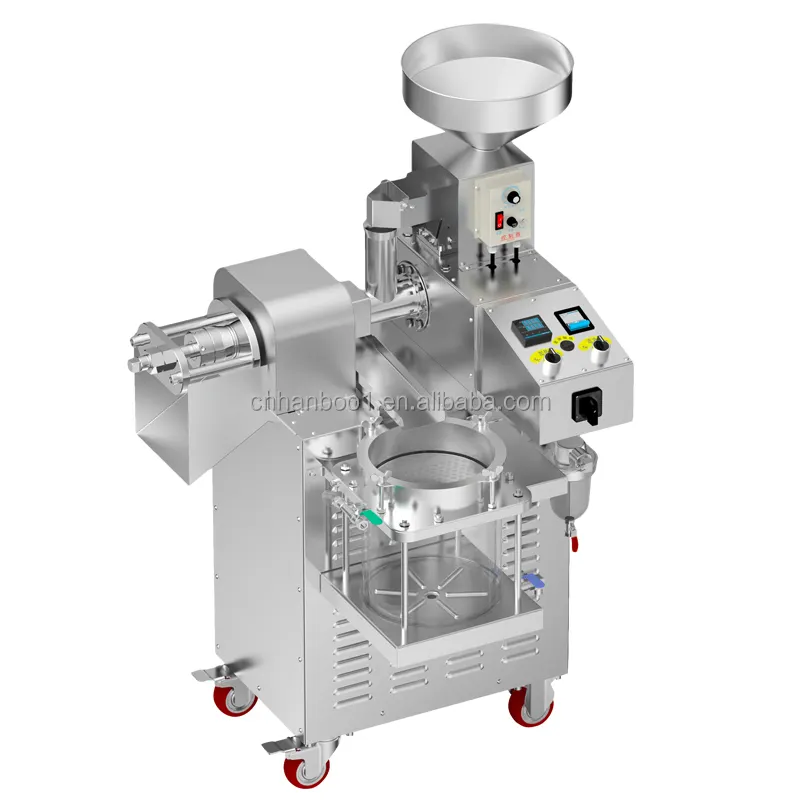 Prensa automática de óleo de coco e de palma de oliveira, máquina de aço inoxidável para prensar óleo de nozes e amendoim