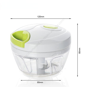 Accessoire de cuisine en gros : Hachoir manuel en plastique de 400 ml pour ail et légumes, idéal pour la maison - Product Image 5