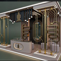 Stand d'exposition moderne MEGA, assemblage modulaire pour boutique éphémère, centre commercial, événement, spectacle