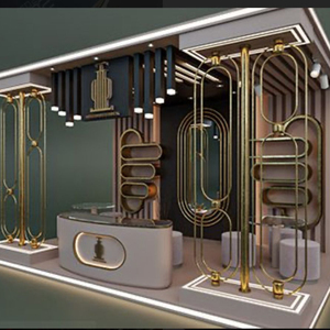 Stand d'exposition pliable et portable à montage rapide, service de personnalisation sur mesure, stand modulaire en bois pour exposition 20x20 pieds - Product Image 3