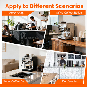 DaoSheng - Equipo para Cafetería, Caja de Residuos de Acero Inoxidable Cuadrada, Accesorios para Espresso, Caja de Residuos de Café Grande con Varilla para Cajón para Cafetería - Product Image 5