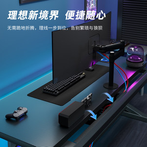 Gaming <b>Desk</b> Carbon Fiber Rectangular Table <b>Adjustable</b> Height Workbench Home <b>Office</b> <b>Desk</b> - Product Image 3