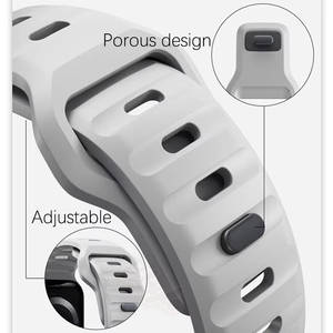 Eraysun cinturino da polso sportivo in Silicone personalizzato 42/44/45/49mm cinturino in gomma Ultra 2 lusso <span class=keywords><strong>I</strong></span> <span class=keywords><strong>Watch</strong></span> 8/9/10 per <span class=keywords><strong>Apple</strong></span> <span class=keywords><strong>Watch</strong></span> cinturini per orologi - Product Image 2