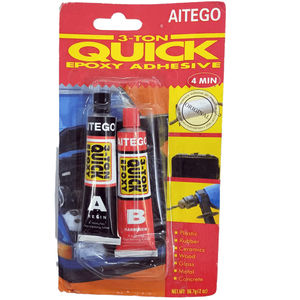 Acero epoxi 5 <span class=keywords><strong>minutos</strong></span> pegamento epoxi transparente Ab Super Glue 502 Glue Factory - Product Image 1