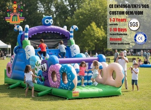 Parc <span class=keywords><strong>d</strong></span>'attractions gonflable commercial de qualité supérieure certifié CE Nova, avec grande structure de jeux gonflable en PVC, installation facile - Product Image 6