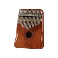 Beginner-friendly 17-Keys Mahogany Kalimba Musical Instrument Finger Thumb Piano Stringed Instrument Parts & Accessories