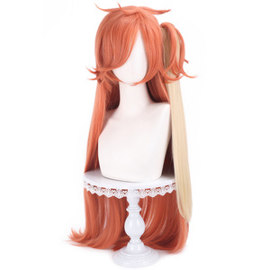 Perruque de cosplay anime Zhu Shengda Hell Inn Cherry Bomb Gradient Tiger Clip 100cm - Product Image 2