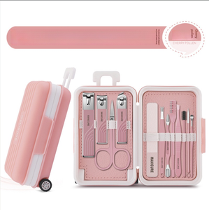 Coffret de coupe-ongles professionnel portable en acier inoxydable IStapromo Gifts avec logo personnalisé, impression UV écologique, 7 en 1 - Product Image 5