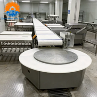 Machine de tri rotative automatique SUS304, table de calibrage carrousel, équipement de ligne de traitement des carcasses et des offal pour abattoirs, certifié CE