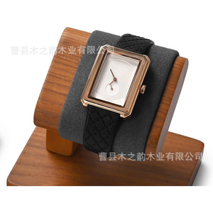 Solid Wood Watch Display <b>Stand</b> Single Piece Modern Simple Design Desktop Jewelry Storage Rack - Product Image 4