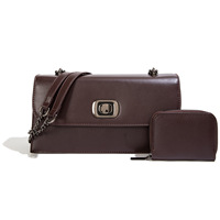 Sac à bandoulière vintage en cuir PU pour femme, grande capacité, avec porte-monnaie, idéal pour le travail et les soirées