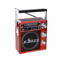 HS-2884 Portable Trolly Outdoor Solarenergie Usb/TF Am Fm Sw WELT EMPFÄNGER Wiederauf lad bares Radio