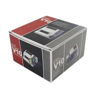 Compteur de Billets Portatif Multi-Devises V10, Machine à Compter l'Argent Détecteur de Faux Billets avec Batterie
