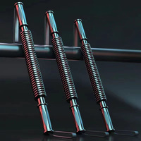Expansor de Brazos y Pecho con Resorte, Fortalecedor de Agarre, Entrenador de Velocidad para Brazos y Manos, Equipo de Fitness para Pecho y Brazos, Negro, Tamaño Personalizable