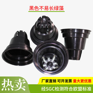 Planting <b>Baskets</b> Hydroponic Fixture 60 Black <b>Plastic</b> For Greenhouse Lettuce Cultivation - Product Image 2