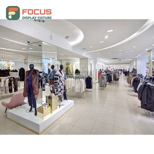 Sustainable Retail Outlet Aluminum Display Showcase Concept Design Franchise Clothing Store - Product Image 1
