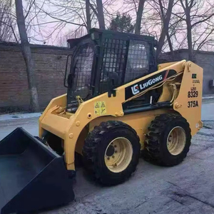 Used Mini Loader 2 Ton liugong S160 Compact Skid Steer Wheel Loader Automatic S160 375A Snow Construction <b>Waste</b> Low Consumption - Product Image 1