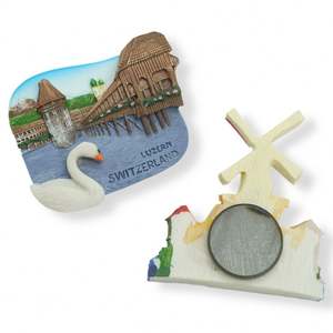 Artisanat en résine peinte à la main, souvenir touristique créatif, aimant de réfrigérateur 3D - Product Image 1