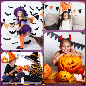 All'ingrosso 2024 tutti i Hallows' giorno del tatuaggio adesivo temporaneo festa di carnevale tatuaggio impermeabile per bambini cartone animato giorno di Halloween dei morti - Product Image 5