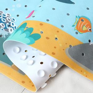 Tapis <span class=keywords><strong>de</strong></span> bain pour enfant en PVC en forme <span class=keywords><strong>de</strong></span> tortue <span class=keywords><strong>de</strong></span> mer, antidérapant, avec ventouses sécurisées et trous <span class=keywords><strong>de</strong></span> drainage pour différents âges - Product Image 6