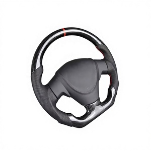 Volant de voiture sport en cuir et fibre de carbone véritable personnalisé avec LED pour <span class=keywords><strong>Toyota</strong></span> Corolla SE Hatchback chauffé 2016 2017 2020 <span class=keywords><strong>2021</strong></span> - Product Image 2