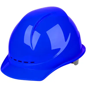 Casque de sécurité épais pour hommes, vente en gros, assurance travail, unité de Construction ABS, casque respirant, impression de chantier