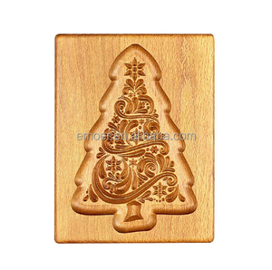 Molde de Galletas de Madera de Haya con Forma de Conejo y Corazón para Árbol de Navidad - Product Image 3