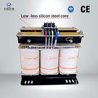 Transformateur de puissance toroïdal triphasé en cuivre et aluminium 220V à 380V AC 50/60Hz Stabilisation de tension Conception compacte
