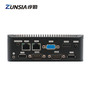Zunsia OEM Intel Celeron <span class=keywords><strong>J4125</strong></span> Mini PC sans ventilateur 2 LAN 6Com 1 * DDR4 8 Go de RAM Client léger 1 * HD1 * VGA X86 Linux Mini PC industriel Nano - Product Image 4