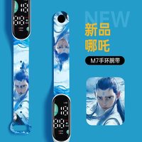 Montres numériques à LED de dessin animé à la mode Enfants Filles Garçons Écran tactile Étanche Décontracté Étudiants Montre-bracelet