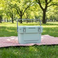 Glacière portable 27L de style ferme moderne pour bar extérieur et patio, avec impression personnalisée, idéale pour les fêtes