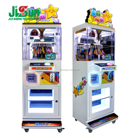 Machine à attraper les prix Starlight, jeu de distribution de prix à monnayeur pour un joueur, avec lumières LED vibrantes, pour cinéma