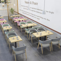 Nouvelle conception de mobilier de luxe pour restaurants commerciaux, cafés, tables, chaises, ensembles de salle à manger pour restaurants