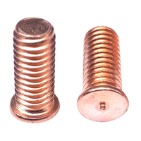 Vis à souder en acier au carbone plaqué cuivre, tailles M3 à M12, pour châssis automobile, carrosserie et panneaux de porte, usage professionnel