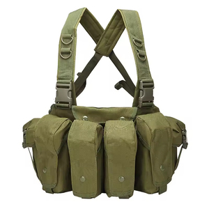 Sac bandoulière en nylon pour la chasse, gilet tactique personnalisé pour hommes, harnais de poitrine Molle, fermeture éclair étanche - Product Image 2