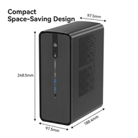 Mini PC Zkmagic AI con CPU AMD AI MAX+ PRO 395, 128GB LPDDR5x, Pantalla Cuádruple 4K, Computadora de Borde con IA para Despliegue de LLM, Sistemas Autónomos