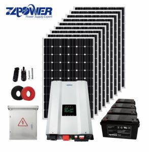 Système solaire hybride monophasé 4KW à 6KW 110VAC 120VAC avec MPPT WiFi pour la maison - Product Image 1