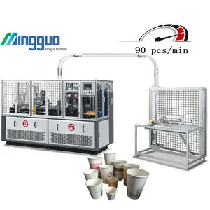 Fully automatic newtop disposable paper cup forming making machine prices cheap