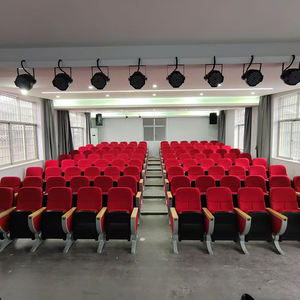 Venta al por mayor sillas de teatro Iglesia auditorio con mesas plegables <span class=keywords><strong>sala</strong></span> de conferencias con sillas de fila sillas de teatro - Product Image 4