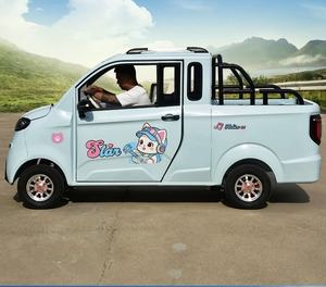 Pick-up <span class=keywords><strong>mini</strong></span>-<span class=keywords><strong>truck</strong></span> met 60V motor, gesloten laadbak, geschikt voor vracht en passagiers. - Product Image 5