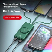 Grosir Pabrik Power Bank PVC Nirkabel Ultra Tipis 20000mAh Pengisian Cepat Pengisian Magnetik Mini Ringkas Portabel