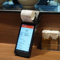 Terminal d'imprimante Pos Machine sans fil 4g pour restaurant réception et impression de commandes en ligne GloriaFood WooCommcerce