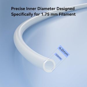 Tubo de Teflón PTFE Creality de 2 Metros y 1.75 mm, Tubo Bowden para Filamento, Accesorios para Impresoras 3D Serie K1 - Product Image 3